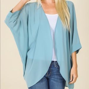 Chiffon cardigan